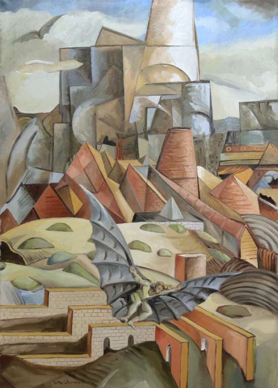 Gilles Chambon — Dédale, 70x50 h/t