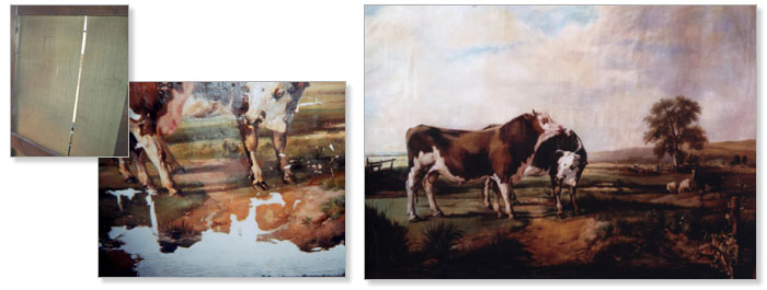 restauration de peinture ancienne
